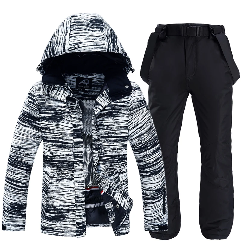 

Ski Suit Women Snowboard Jacket Bib Pants Set Waterproof Waterproof Keep Warm Winter Snowsuits SK065