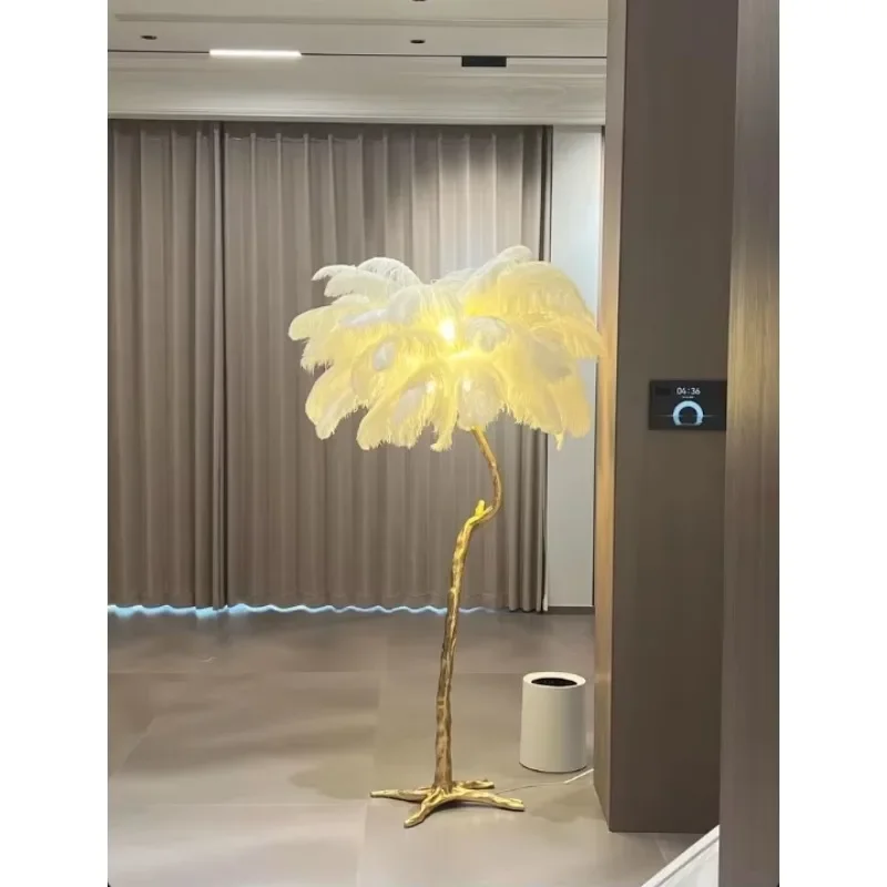 Lamp Art Nordic Luxury Dimmable Overarching Modern Contemporary Room Living Lights Led Standing Deco Floor Lamps