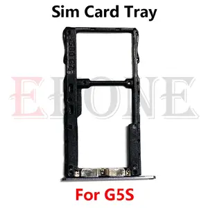 Bilashmart Motorola Moto G5 G5S XT1799 G5S Plus Sim Card Slot Tray Holder Sim Card Reader Socket