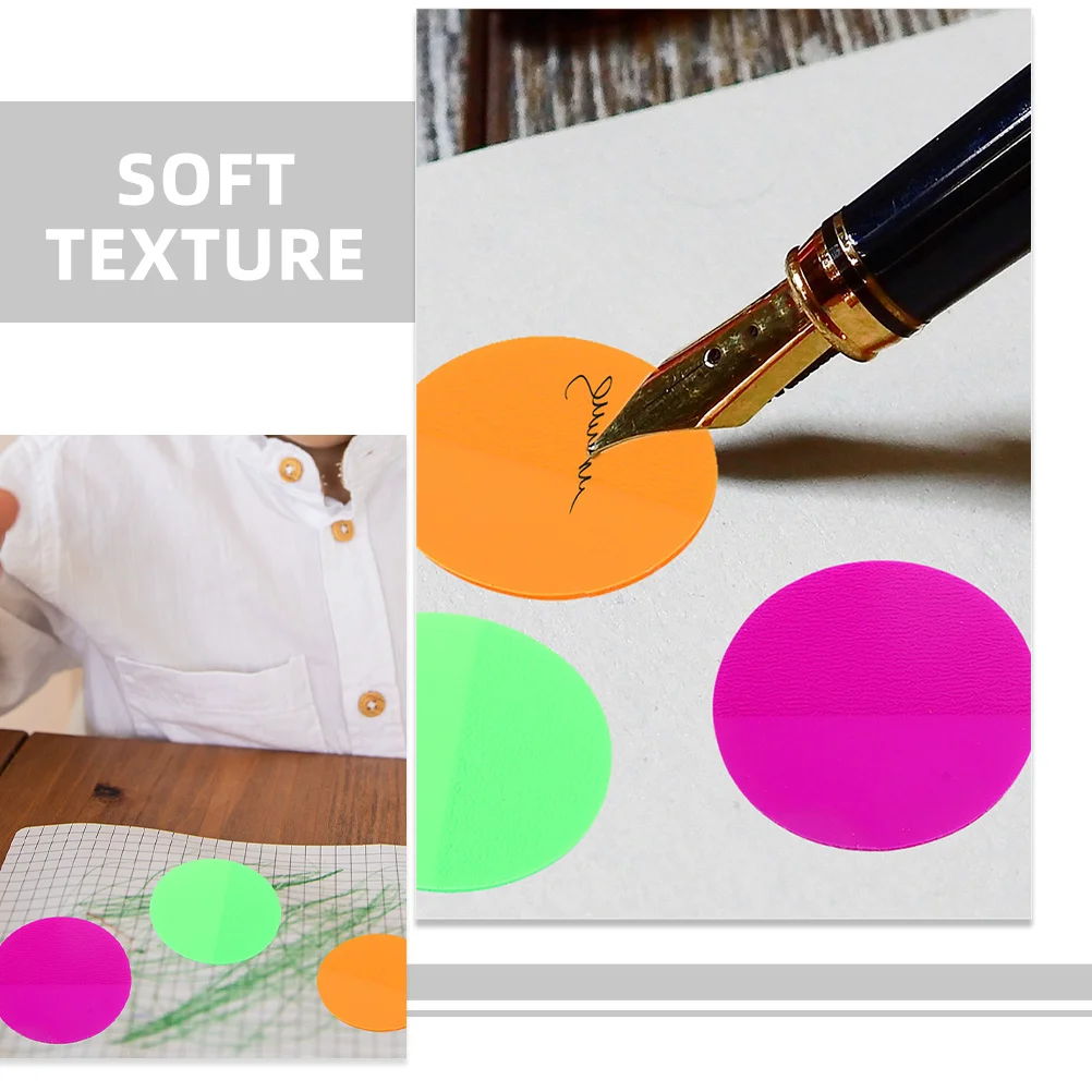

16Pcs Convenient Colored Sticky Tabs Pet Transparent Page Markers for Students Highlight Reading Notes Office Supplies