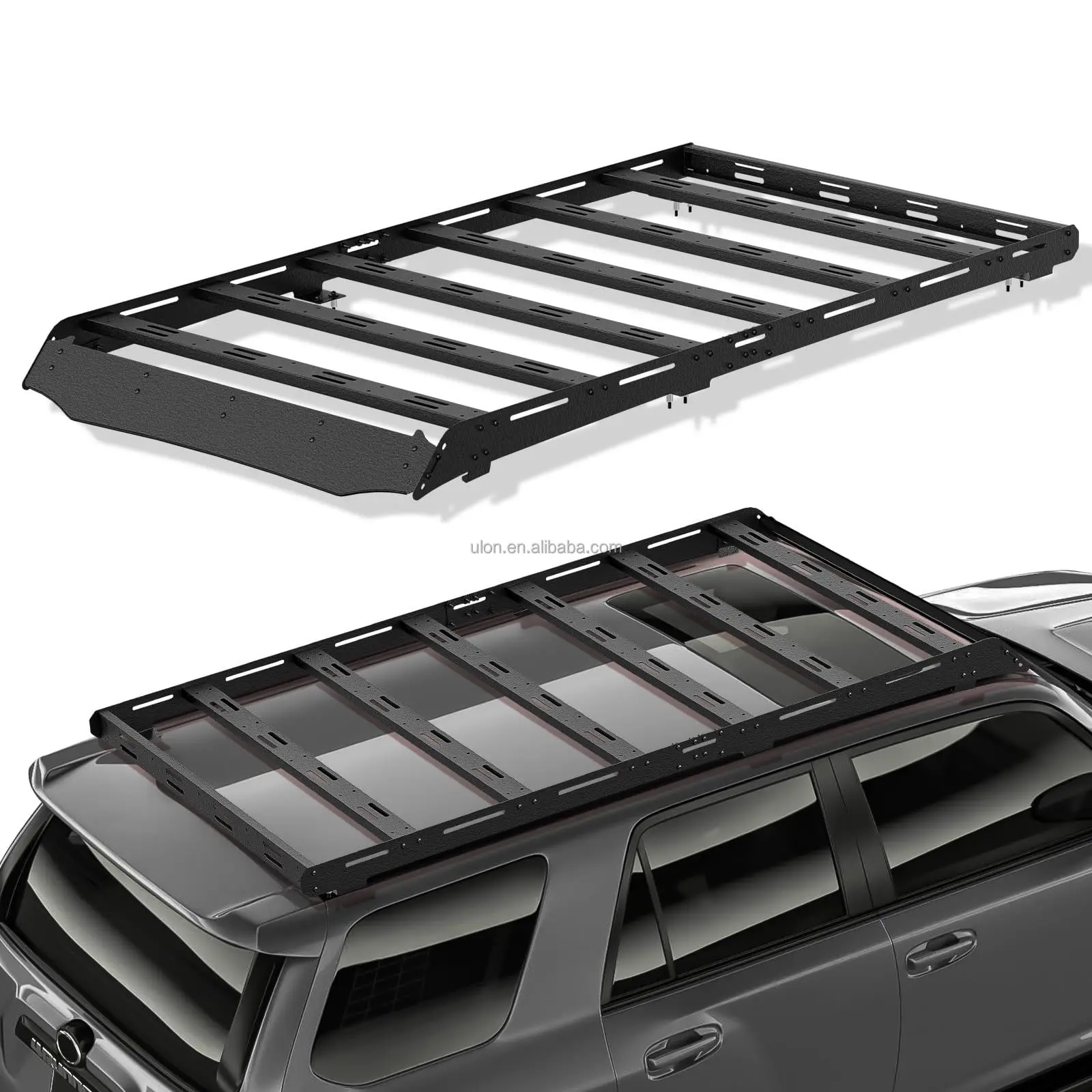 

Roof Rack Basket Compatible With 2010-2024 4 Runner Roof Rack Luggage Cargo Carrier Extra Bar