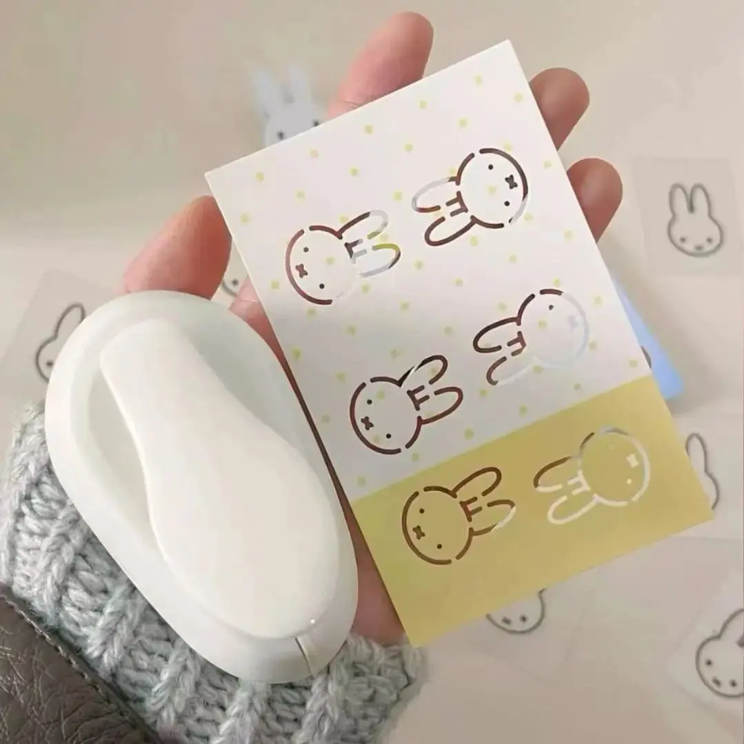 Miffy Nouveau Style Machine à Embosser Mignonne, Outil d'Embossage Lapin, Accessoire de Bricolage Créatif, Machine d'Impression Créative, Cadeaux