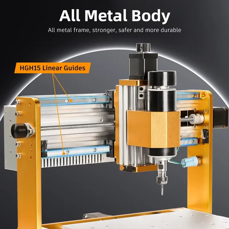 CNC Router Machine 3018Pro Ultra with 500W Spindle for Wood Metal Acrylic MDF Carving , 3 Axis Milling Cutting Machine