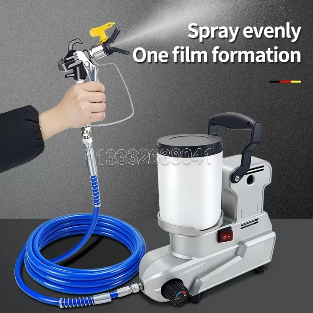 Multifunctional 1600W Airless Paint Sprayer Machine 2.5L Small Portable Electric Spray Gun High Power Home Painting