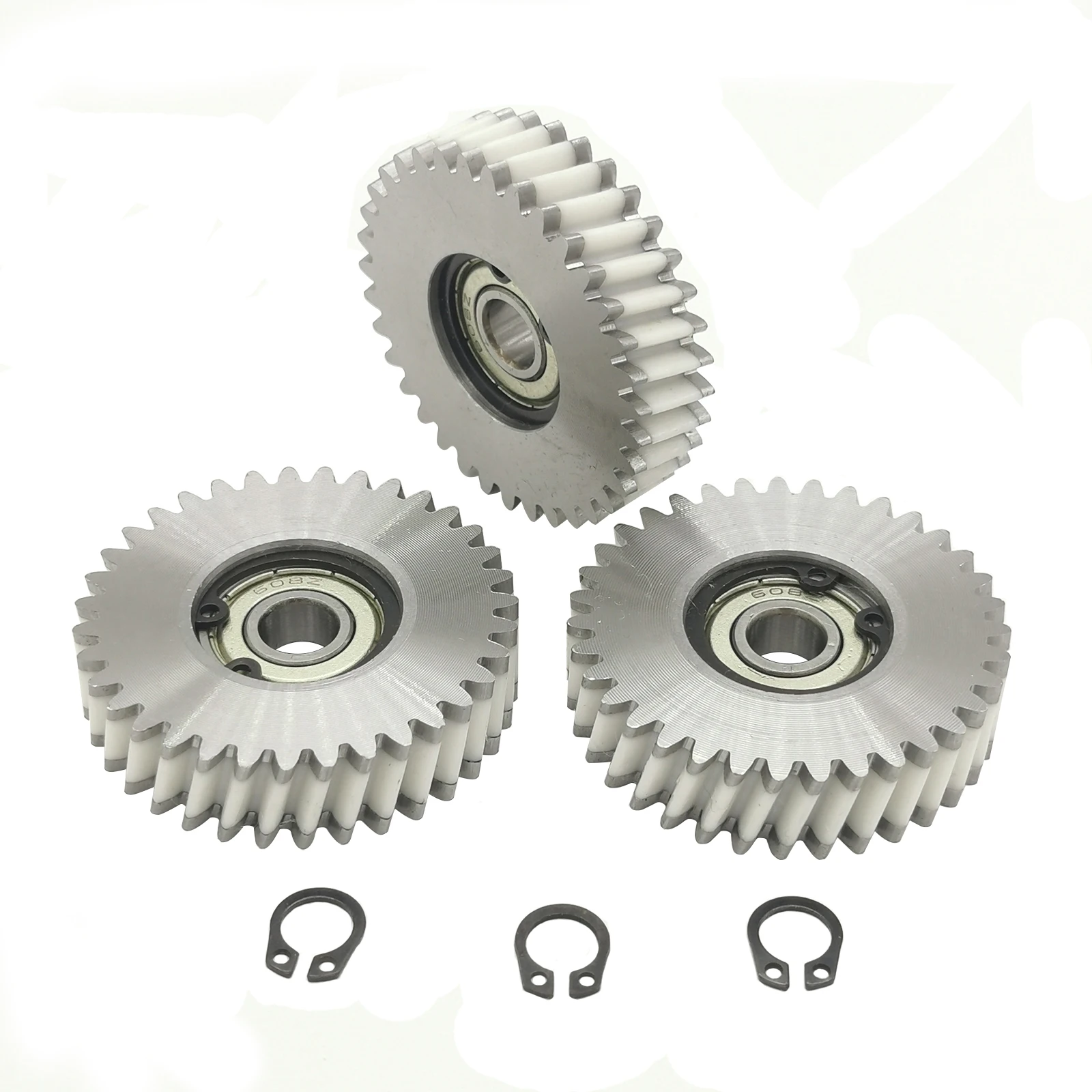 AliExpress NONE 47.5x12mm Oblique Planetary Gear 35 Teeth Helical Gear With 8mm Bearings E-bike Nylon and Steel Gear For Electric Bike Hub Motor