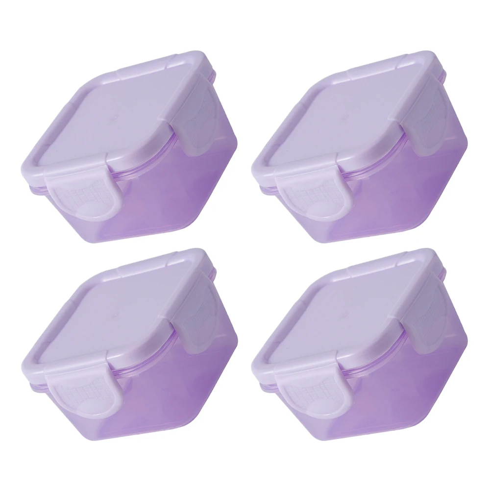

4 Pcs Containers Sealed Vegetable Box Vegetable Box Keeps Food Storage Containers Organizer Mini Boxes