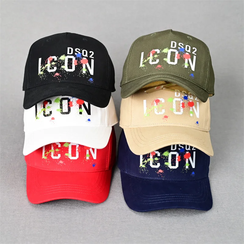 ICON Brand Baseball Cap for Men Women 2024 Summer Black Original Hat Man Breathable Adjustable White Womens Caps casquette homme