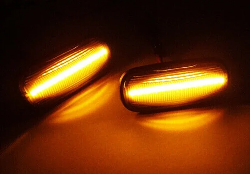 Carro LED Folha Placa Turn Signal Light, Auto Luz Substituição Acessórios, Land Rover Explorer 2, Defender Freeman, 1 Par