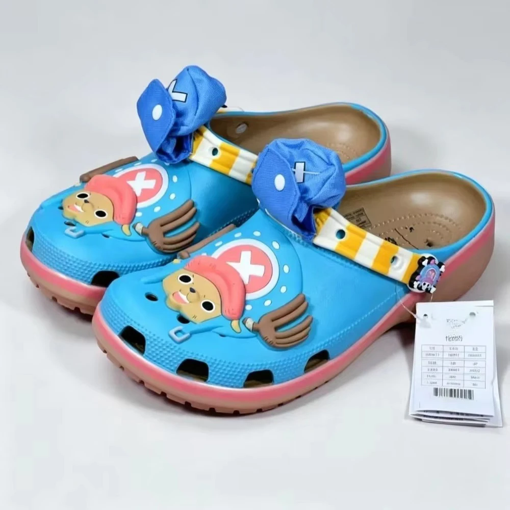Child Comfort Sandals Anime Cartoon Hole Shoes with Charms Non Slip Beach Garden Slippers Slip On Shoes for Men Women Fans Gift - view 6