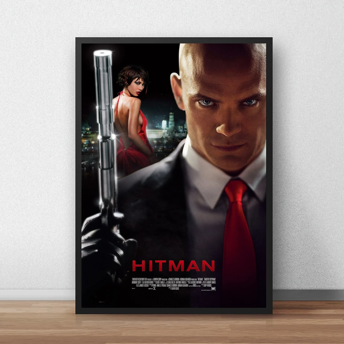 

Hitman классический постер из фильма HD, холст, Художественная печать, домашний декор, настенная живопись (без рамки)