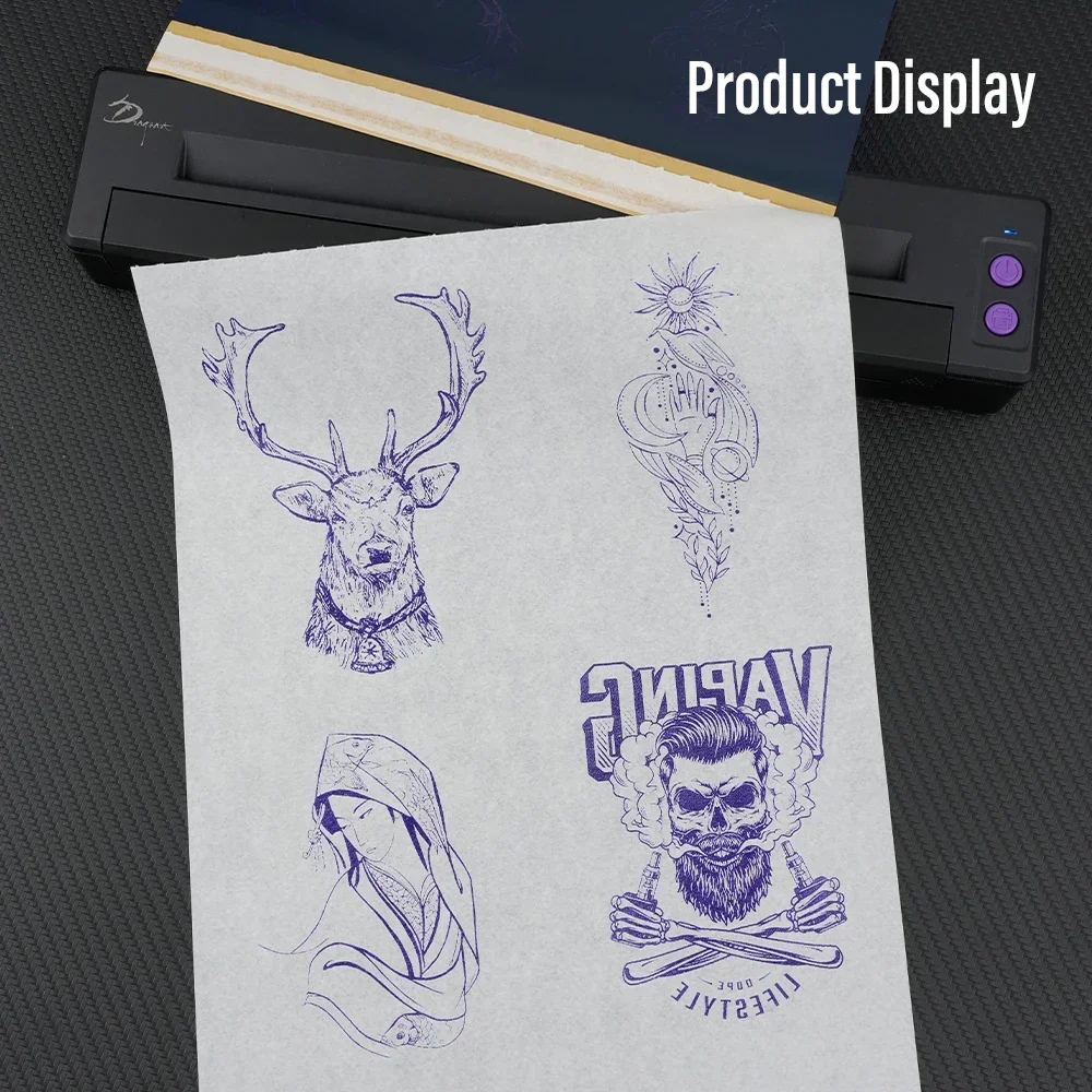 20/100pcs Tattoo Transfer Paper Carbon Thermal Stencil 4 Layered Sheet Tattoo Paper Copy Paper Tracing Paper for Tattoo Supplies