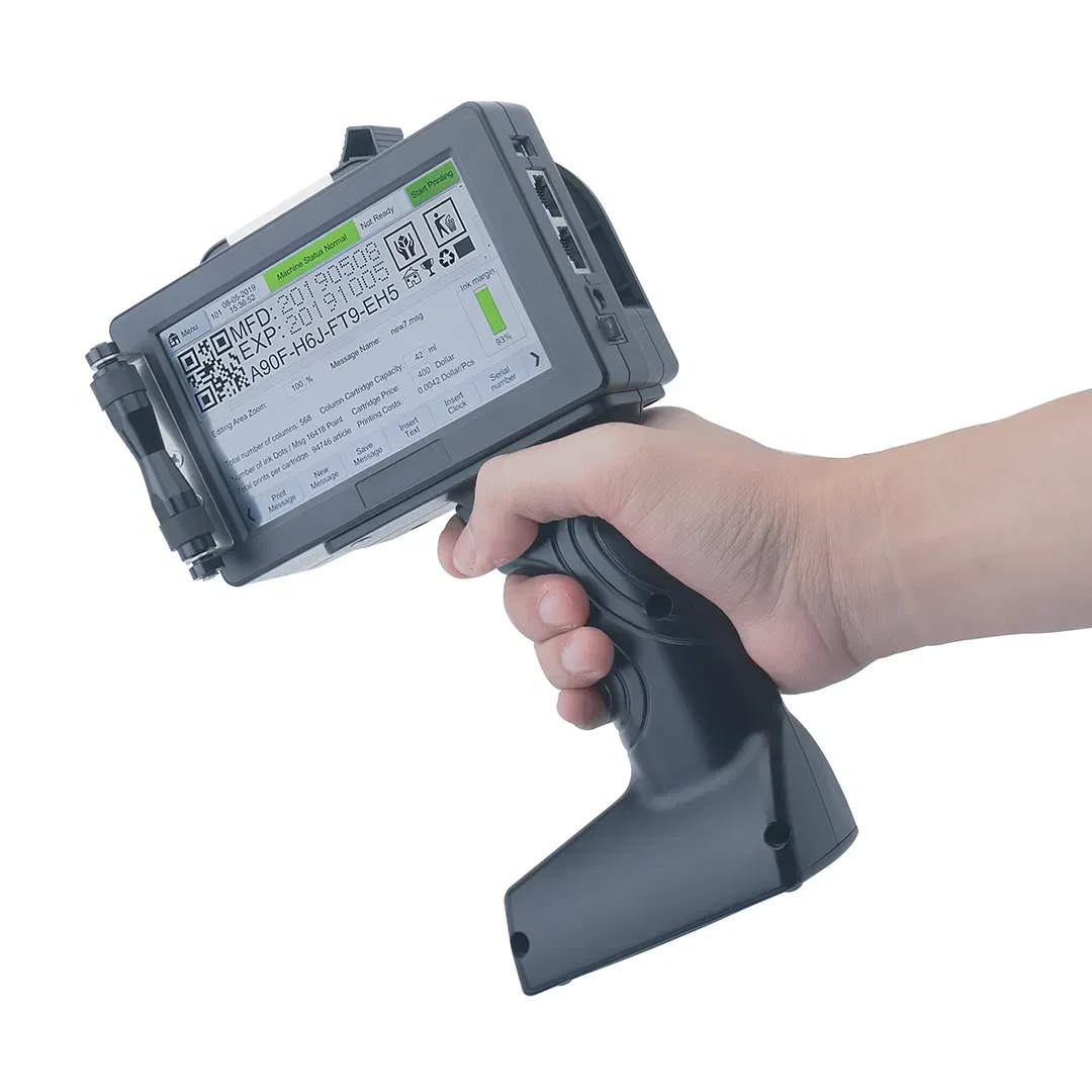 

G130Термальное струйное печатное устройство для печати кодов слежения Кодовые логотипы на пищевых упаковках Коммуникационный кабель