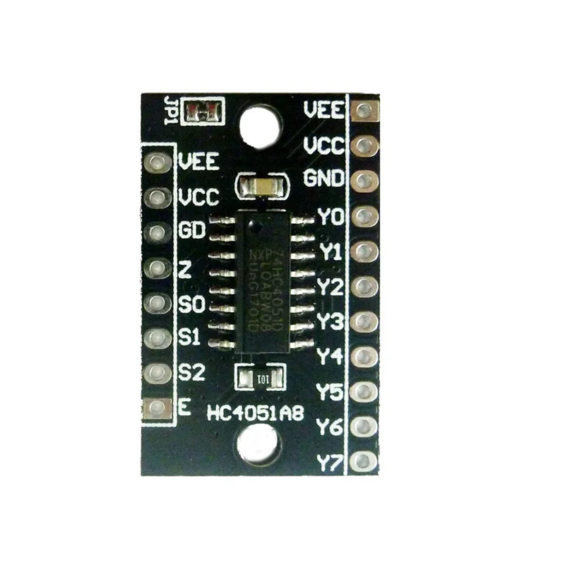 ELECT-Raspberry Pi لـ Arduino وحدة معدد تناظرية/Demultiplexer متوافقة مع 8 قنوات HC4051A8 74HC4051 لوحة تجارب Mountin