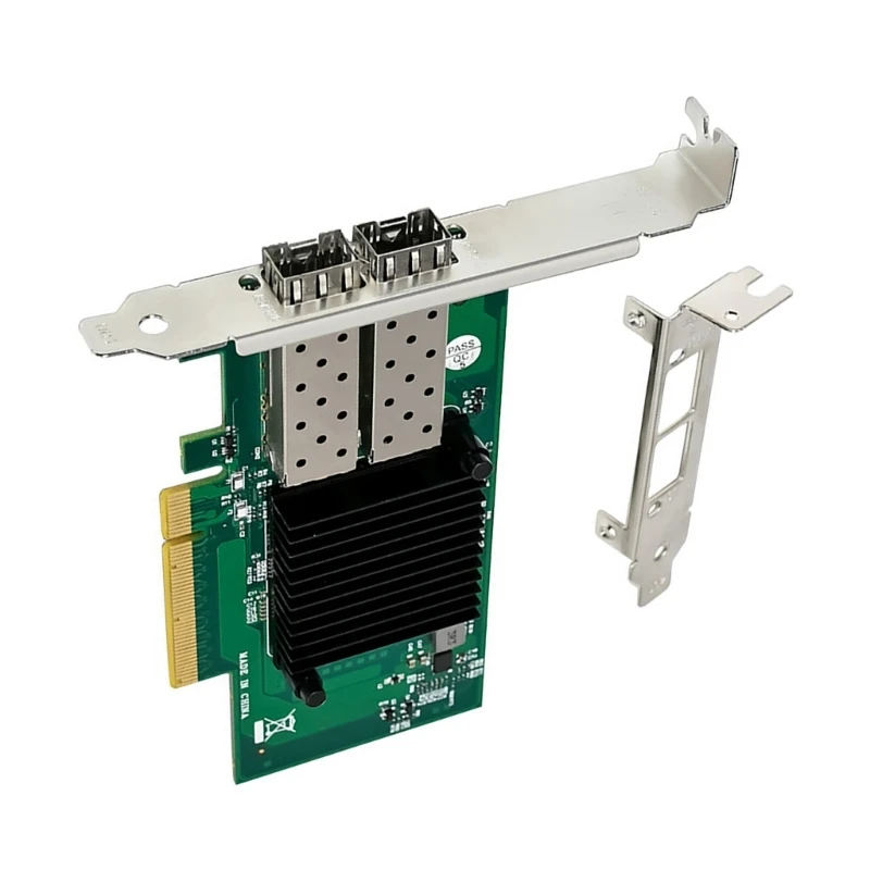 Single/Double SFP+ Port 10Gb Ethernet Networking Card Stable Data Transmission with 82599ES Ethernet Adapters X520-DA2 QXNF