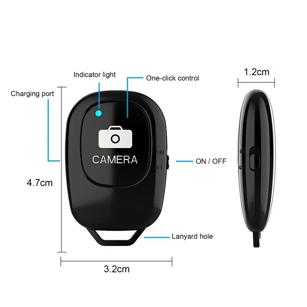 Durable Bluetooth-compatible Remote Control Portable Phone Remote Controller Long Service Life Stable Transmission