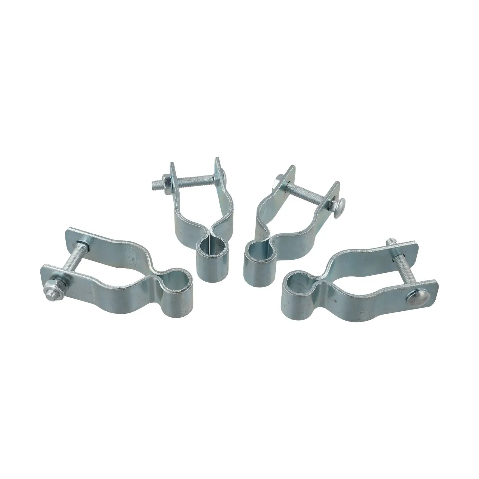 

4PCS Galvanized Iron Gate Hinges Post Female Hinges 5/8'' Pintle Chain Link Fence Gate Post Hinge Door Hinges Hardware