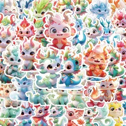 10/60pcs Cartoon niedlichen Drachen abwechslung reiche Aufkleber Pack für Kinder Reisegepäck Laptop Helm Scrap booking Dekoration Graffiti Aufkleber