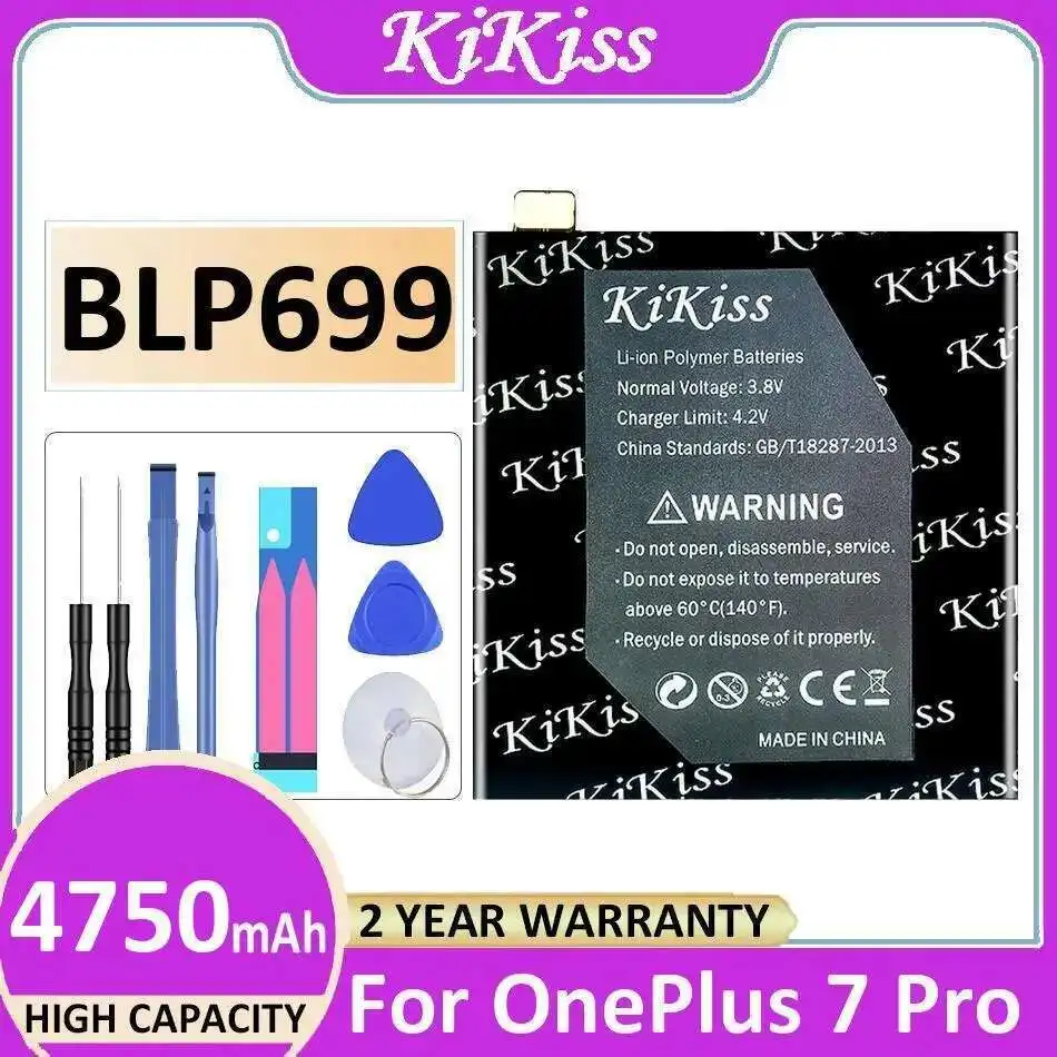 

Mobile Phone Battery High Compatibility BLP699 4750Mah Premium Replacement For Oneplus 7 Pro