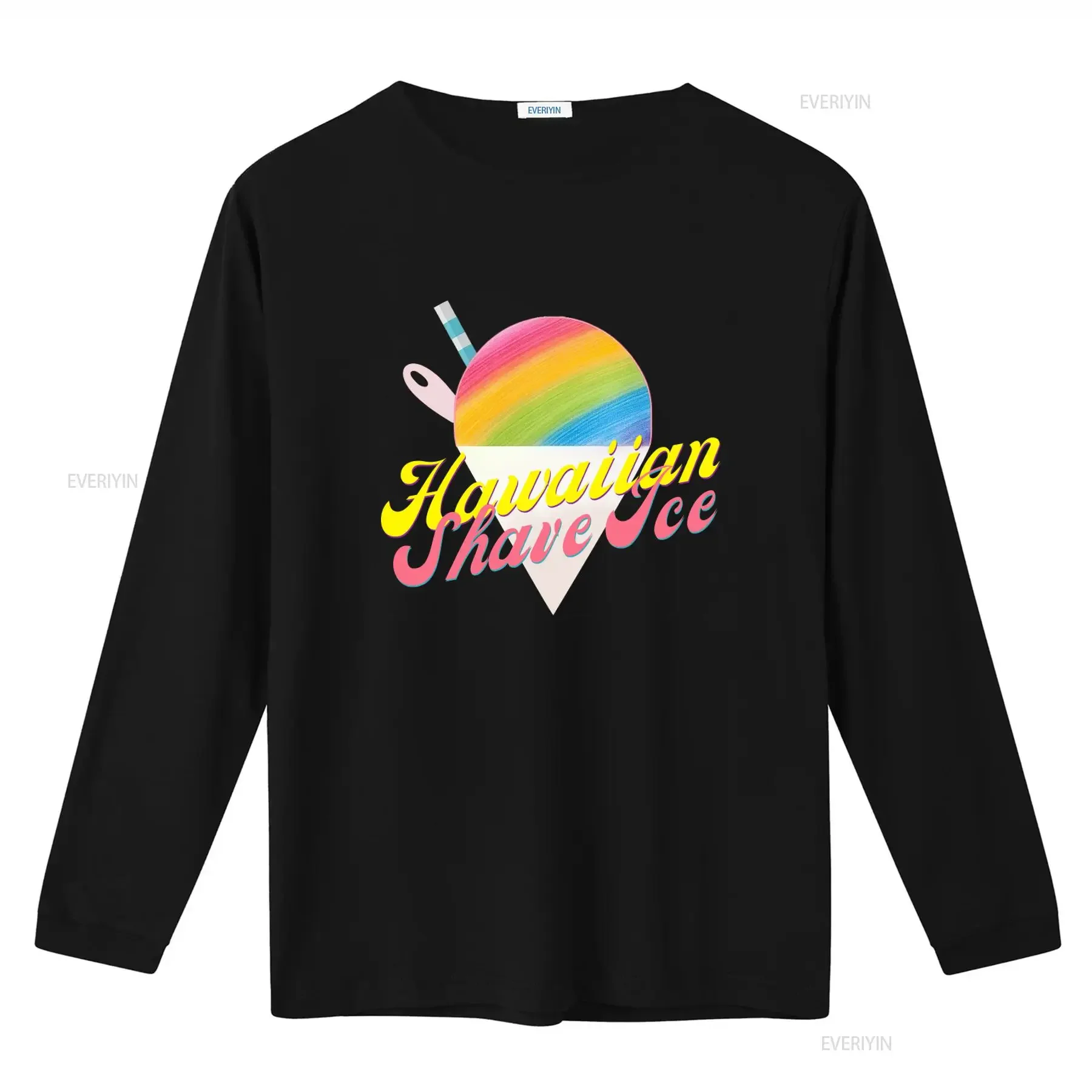 Hawaiian Shave Ice T Shirt Vibrant Rainbow Design Perfect for Summer Summertime Coconut Memories Onolicious Snow Cone Style