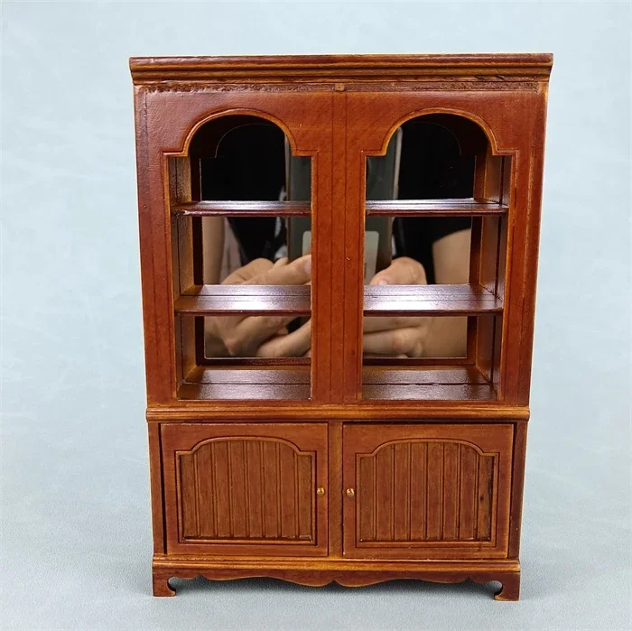 Doll House 1：12 Miniature Dollhouse Furniture Model Mini Cake Display Cabinet Group Mini Sofa Mini Chair Doll House Decoration