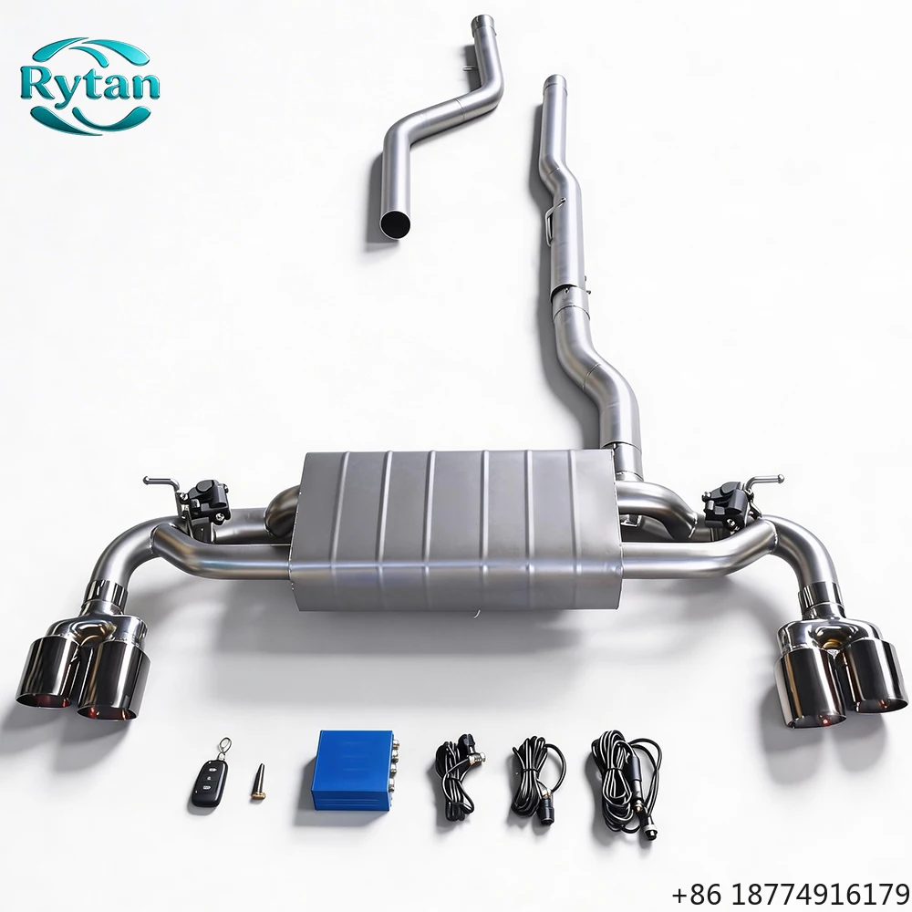 

Exhaust Pipe Exhaust Valved 304 Stainless Steel Valvetronic Exhaust System Catback for 2020 5 Series B48