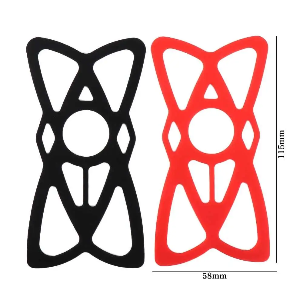 Bandes de sécurité coordonnantes universelles en silicone élastique pour guidon de moto, support de téléphone portable pour vélo, bande de support du matin