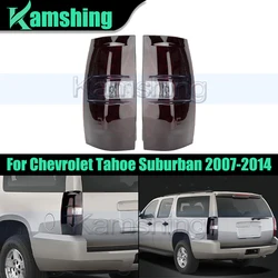 1Pair Smoked Red Rear Bumper Taillight For Chevrolet Tahoe Suburban 2007-2014 Taillamp Tail Light Rear Brake Light Stop Lamp