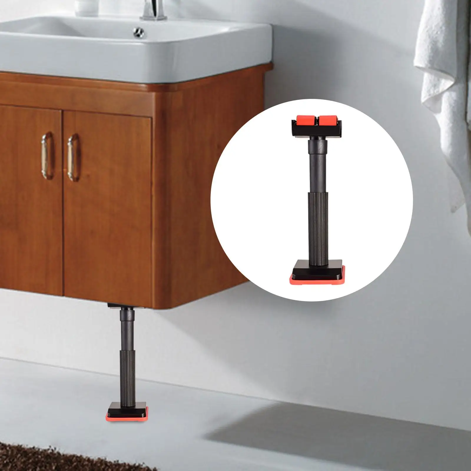 Cabinet Jack Support Pole Practical Adjustable Support Rod for Door Install