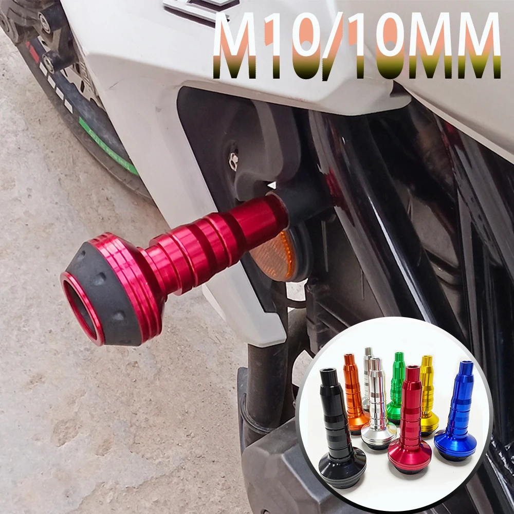 M10 Motorcycle Protector Frame Slider 10mm Universal Motorbike Frame Sliders Anti Crash Protector Rod