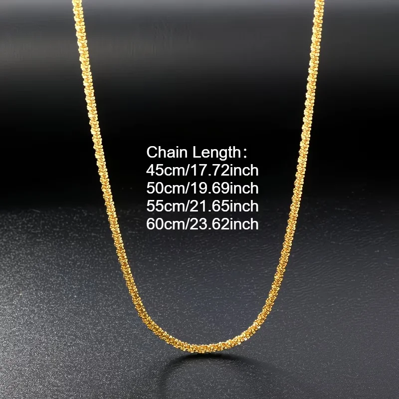 1pc Cauliflower Matching Chain Stainless Steel Minimalist Clavicle Chain for Daily Wear Versatile Jewelry Additions 45/50/55/60c