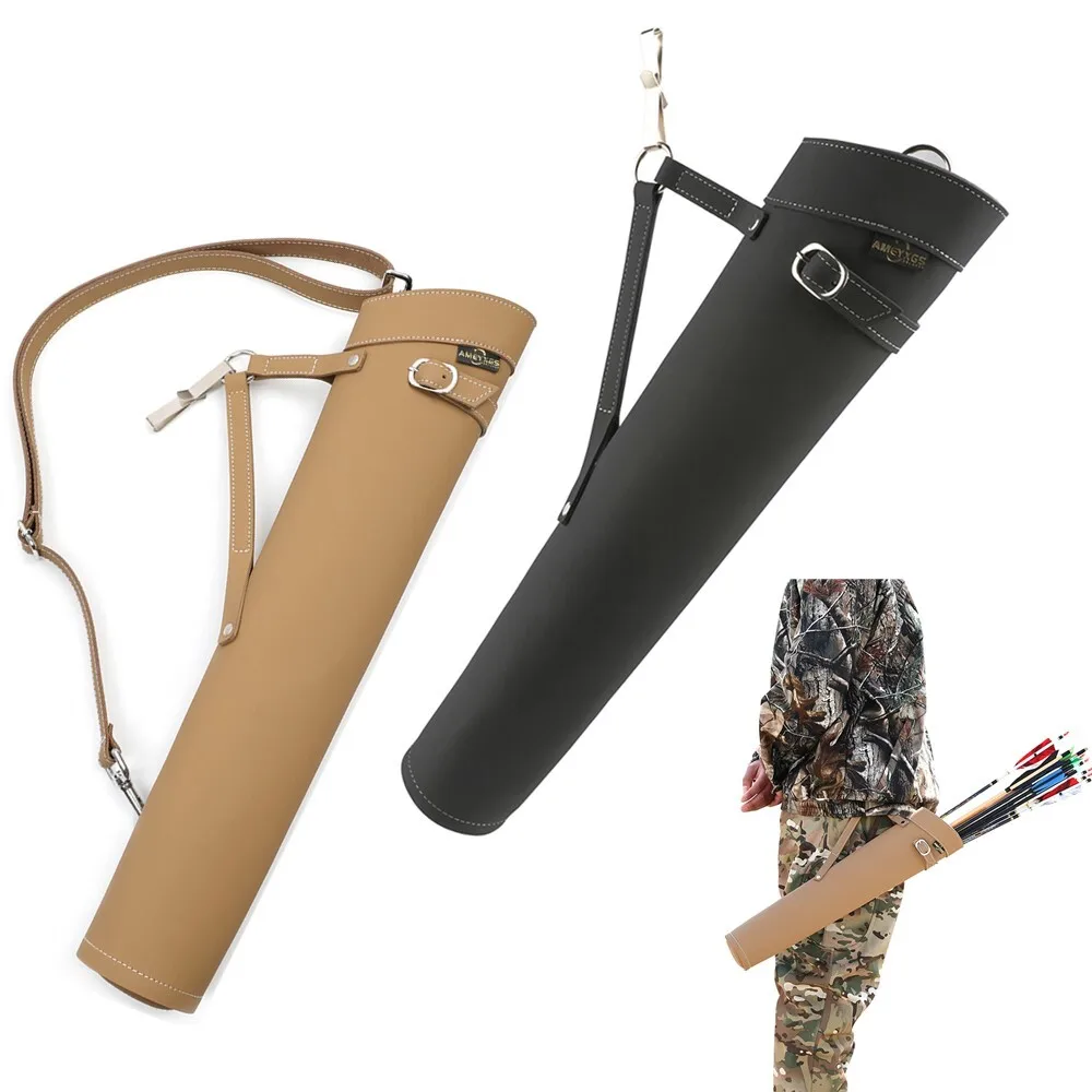 

New Arrow Quiver Holder Cortex Arrow Bag Portable Waist Hanging Bow Storage Pouch for Outdoor Hunting Shooting Accessories