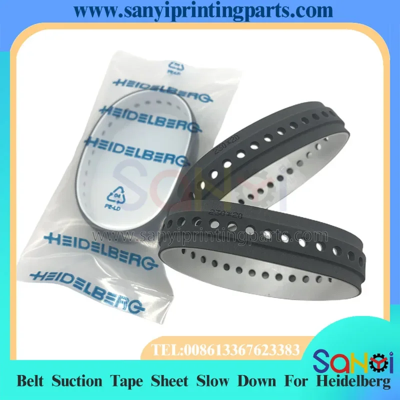 M2.015.843 M2.015.871/B Yellow Or Grey 230*20 Belt SM74 Suction Tape  Sheet Slow Down  For Heidelberg