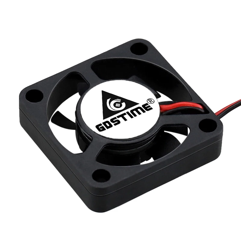 2PCS Gdstime 3007 30mm x 30mm x 7mm 3cm Axial Fan Cooler DC 5V 12V 2Pin Dupont Mini Brushless Case Cooler Cooling Fan