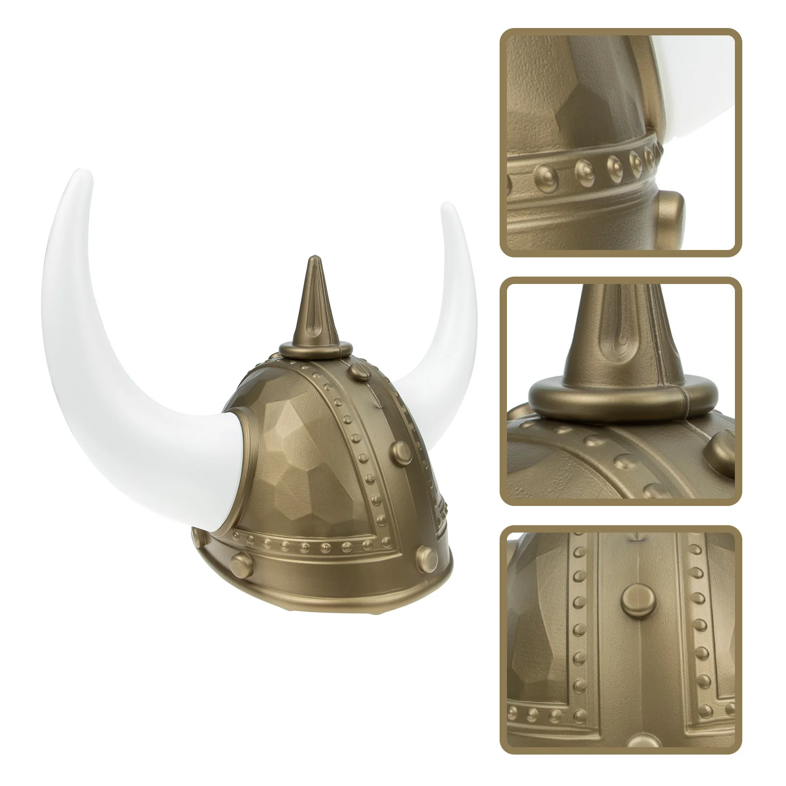 

Viking Horn Hat -inducing Costume Pirate Performance Plastic Ox Ornament