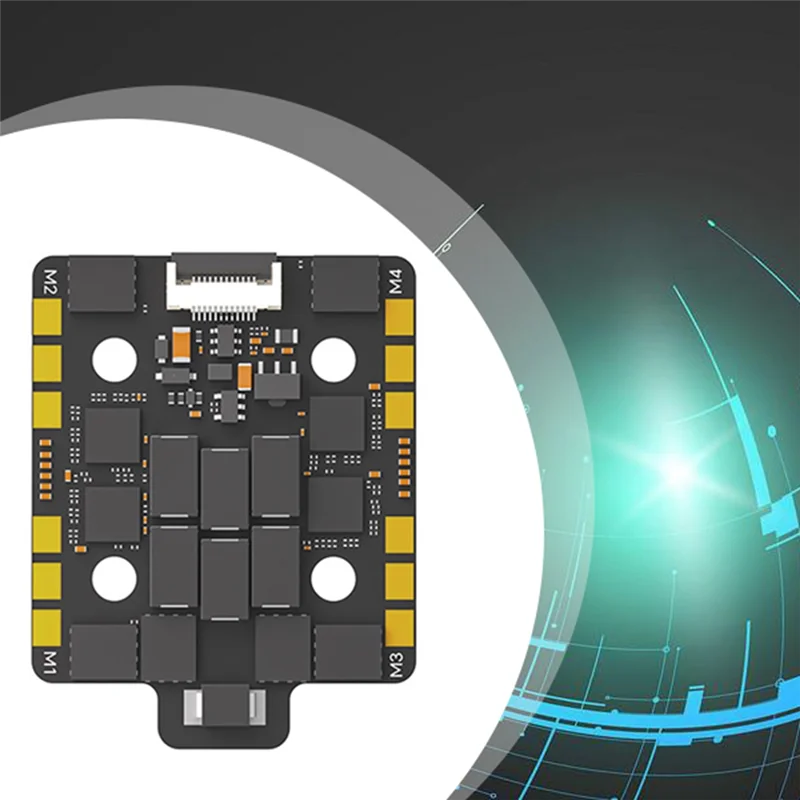 FORW-Borg 60RS BL32 ESC 60A 4-8S STM32G071N 20X20 On-Board Anti-Ignition Module For FPV Racing RC Drone Parts