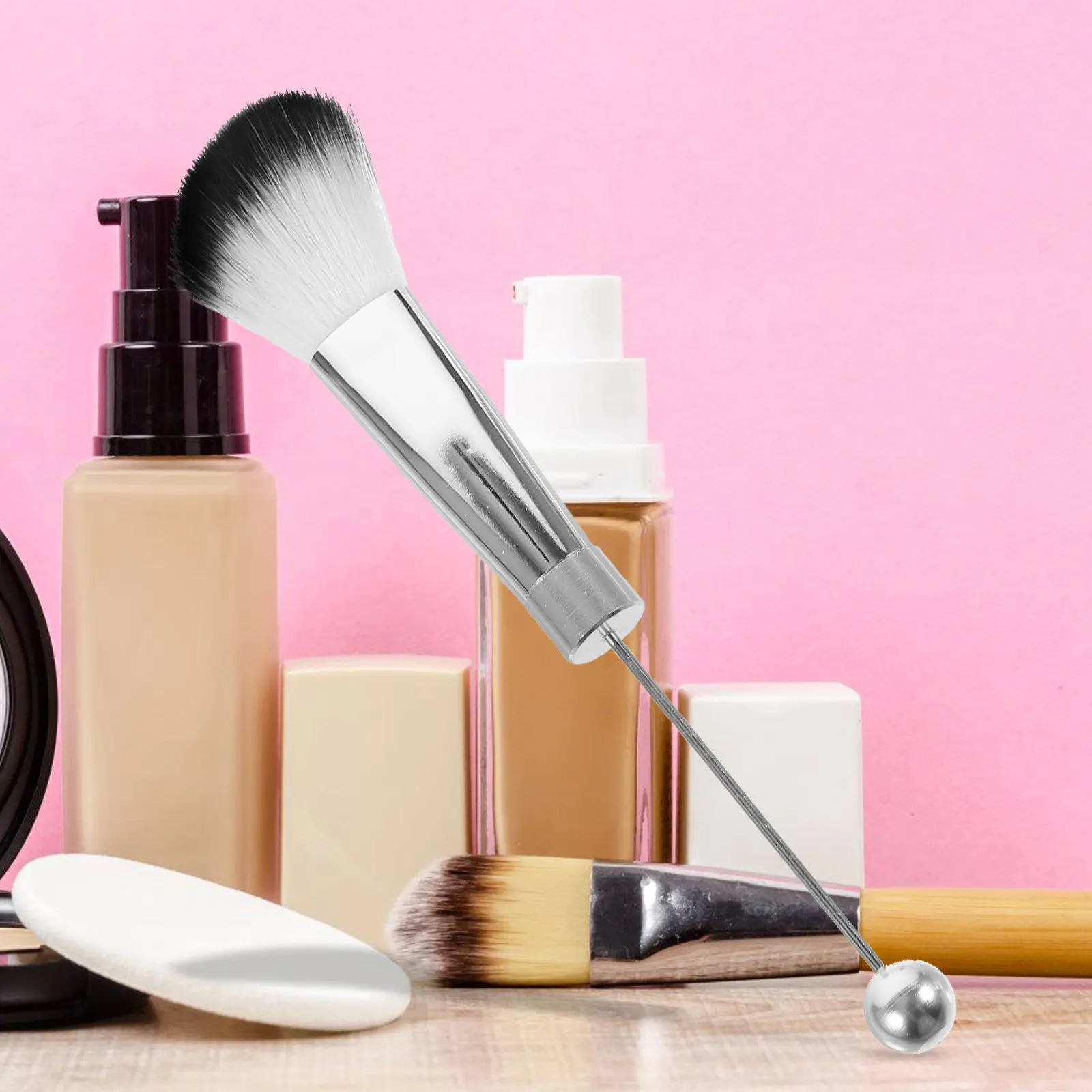 

1Set Portable Makeup Brush Kit Soft Bristles Gentle Touch Travel Cosmetics Brushes for Beginners Makeup Brush Set
