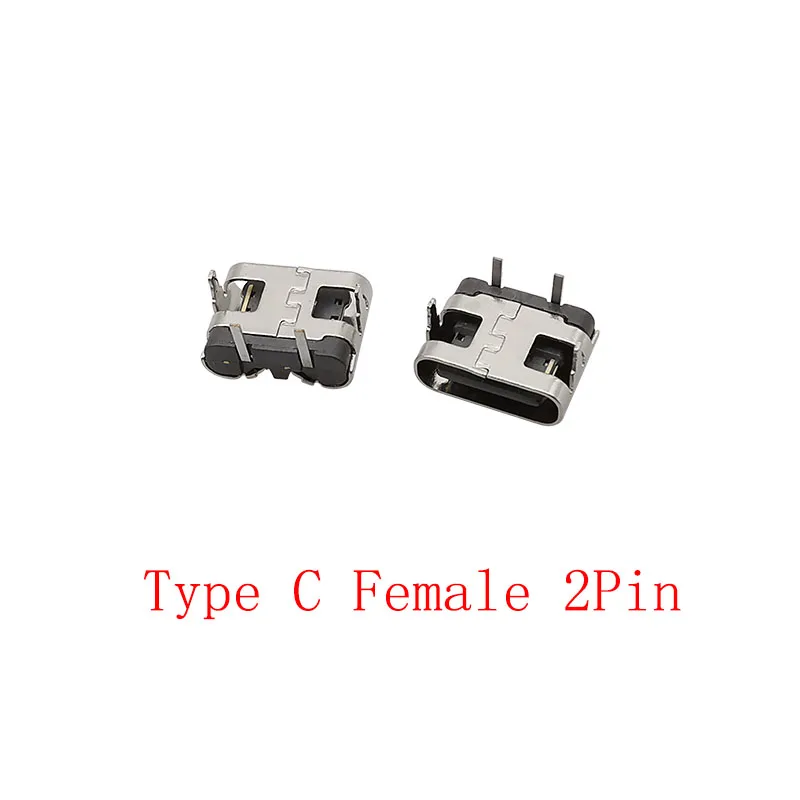 10Pcs USB Typ C Weibliche Jack Lade Port Stecker 2/6/16 Pin Stecker SMD PCB Löten DIY Reparatur USB Typ C Buchse Adapter – Detail 2