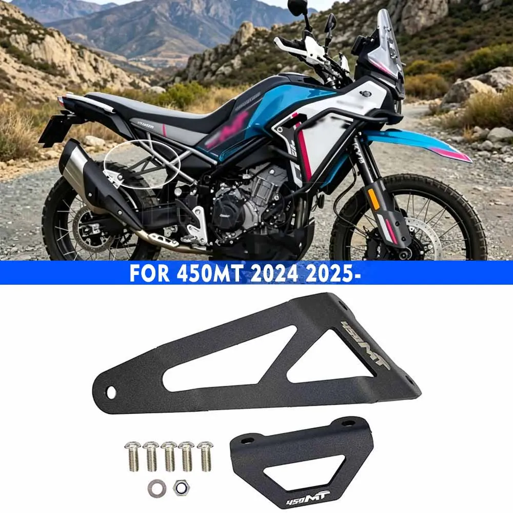 Für CFMOTO 450MT MT450 2024 2025 2026 Motorrad Auspuffhalter Auspuffhalterung IBEX 450 MT Zubehör