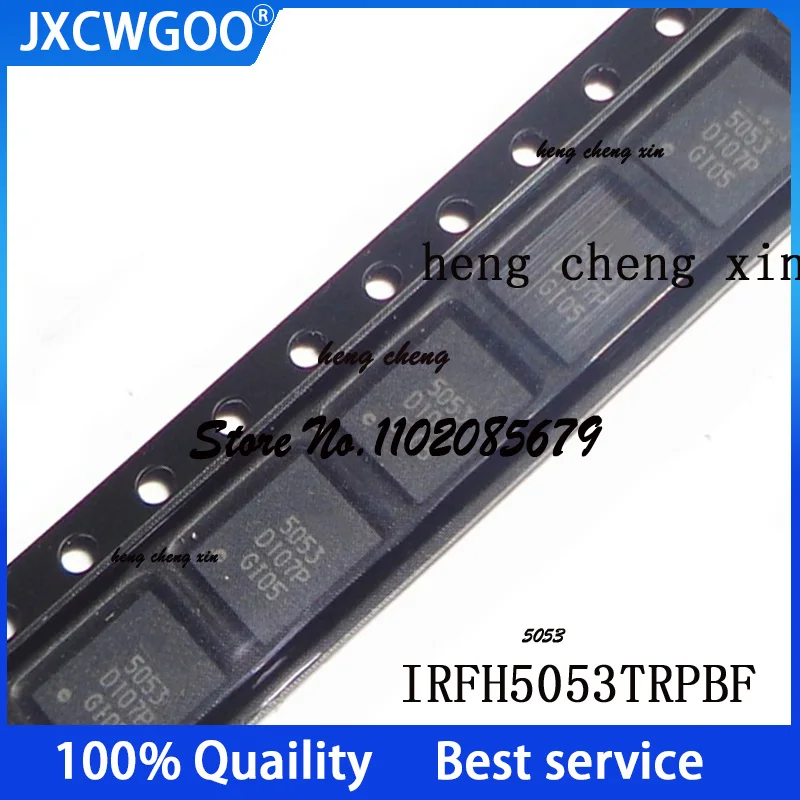 

10 шт. 100% Новый оригинальный IRFH5053TRPBF IRFH5053 5053 искусственная кожа (5x6) MOSFET