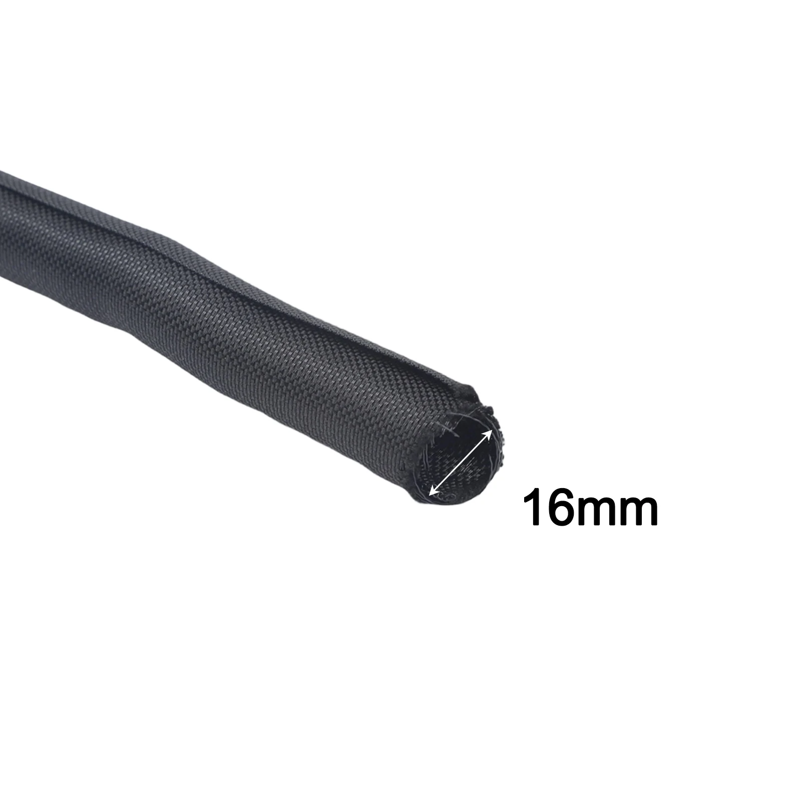 For Braided wire harness sleeve with split design for easy installation on automotive cables without disassembly