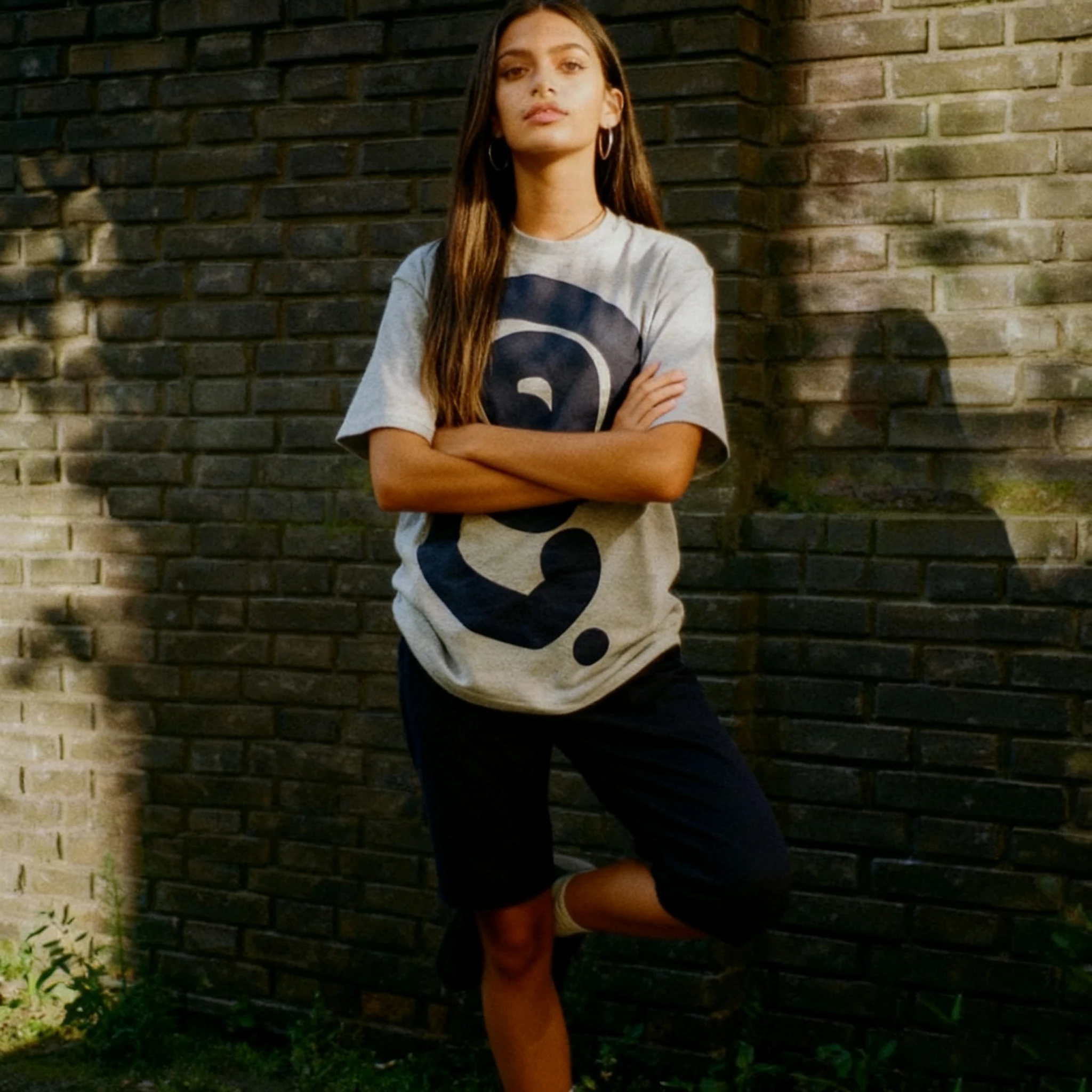 

Летняя свободная повседневная футболка для пар в стиле эмо-хип-хоп с принтом для женщин