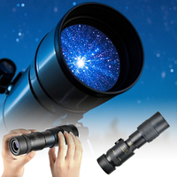 1Pc Monocular Telescope Compact Retractable Continuous Zoom Waterproof Bak4 Professional HD ED Glass Low-Light Telescope