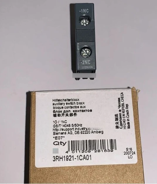 

Brand New Original 3RH19211CA01 3RH1921-1CA01 auxiliary switch Fast delivery