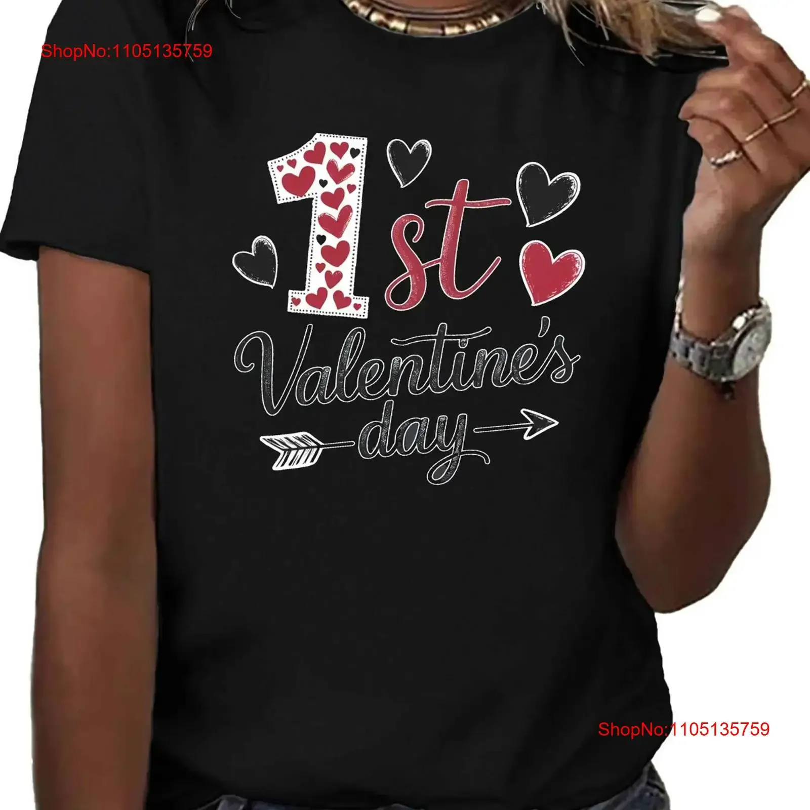 

Женская футболка Hearts 1St Valentine S Day Pure Comfort Fit, винтажная, универсальная, удобная, мягкая, для повседневной носки