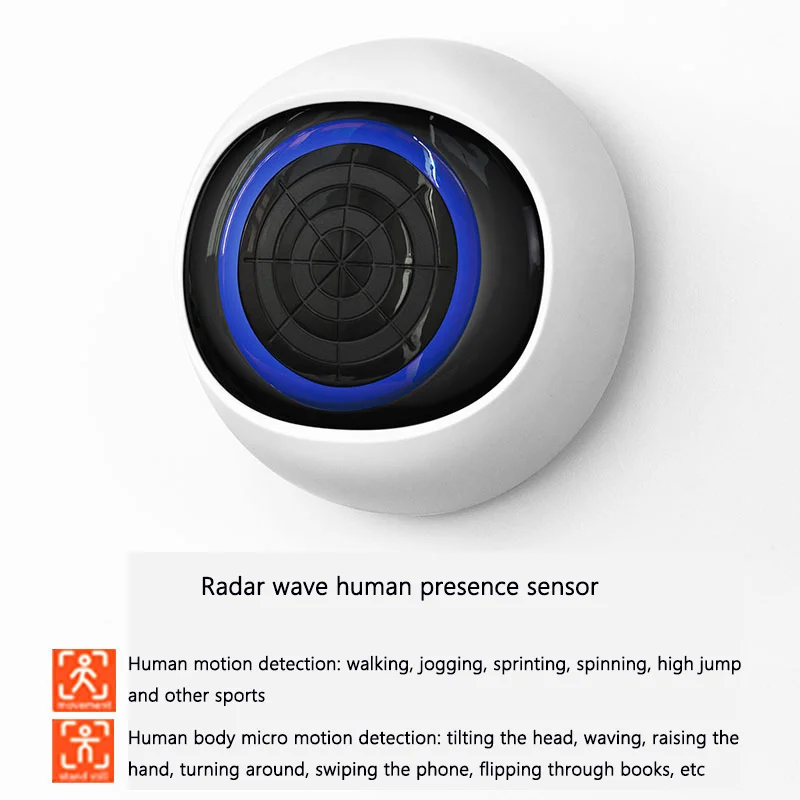 

Radar Wave Human Presence Sensor Tuya Zigbee Human Body Induction Static Walking Motion Detection Scene Intelligent Linkage