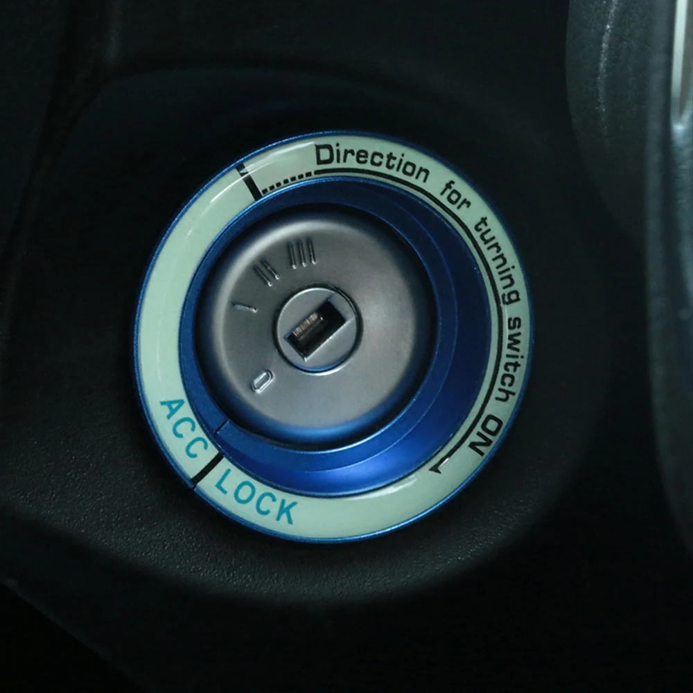 Świecący brelok do kluczy z wyłącznikiem zapłonu Naklejka ochronna do Ford Focus 2 3 4 MK2 MK3 MK4 Kuga Escape Everest Akcesoria — zdjęcie 5
