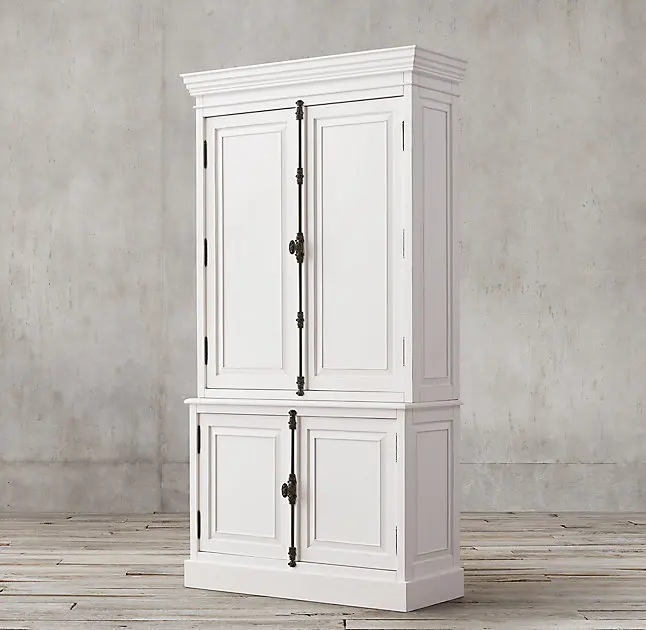 

Американский кантри из цельного дерева, ретро, белый книжный шкаф, французская гостиная, книжная полка для хранения, винный шкаф