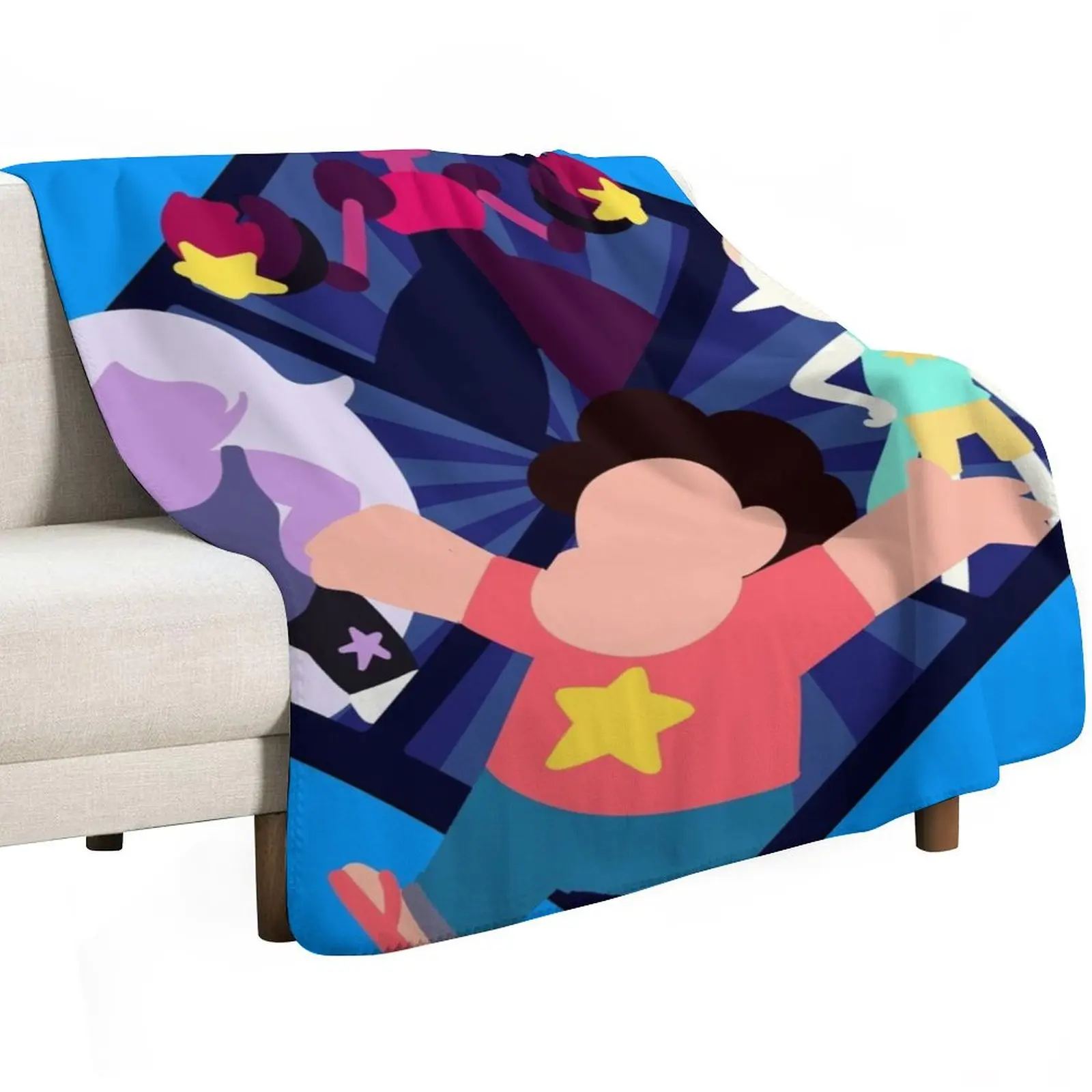 steven universe 4 Throw Blanket Camping Bed Fashionable Summer Beddings valentine gift ideas Blankets For Sofas Blankets