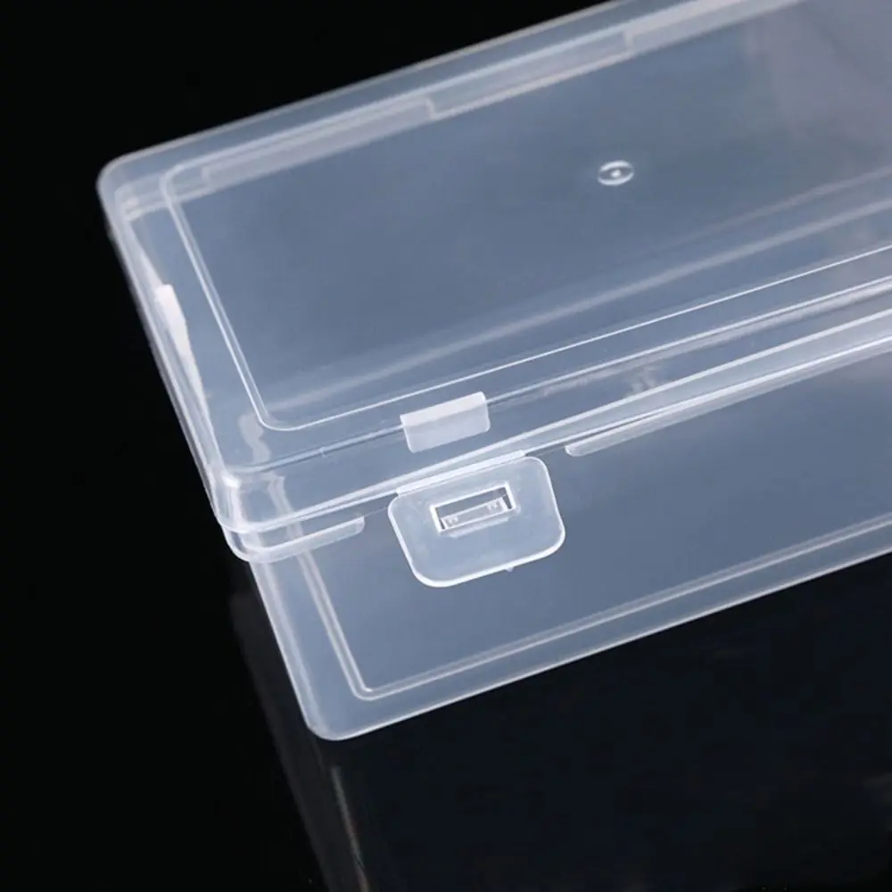 Portable Square Storage Box Plastic Durable Jewelry Beads Container Transparent Packing Boxes Power Tools Holder