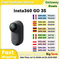 Insta360 New GO 3S – 4K Tiny Camera, Portable and Versatile, Hands-Free, POV, Mount Anywhere, Stabilization